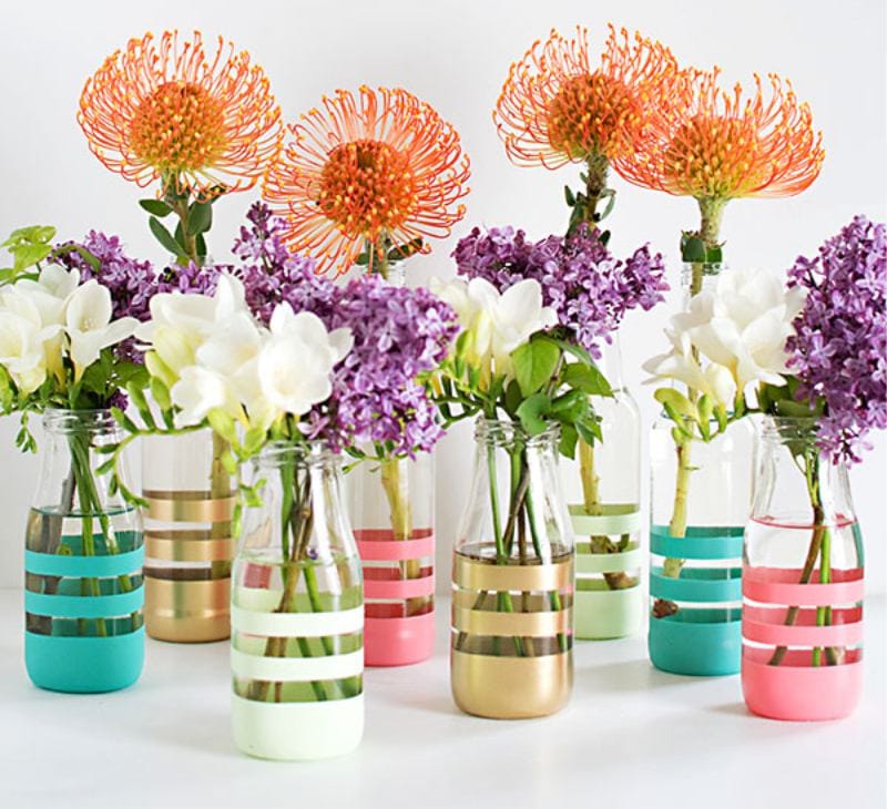 DIY bottle painting