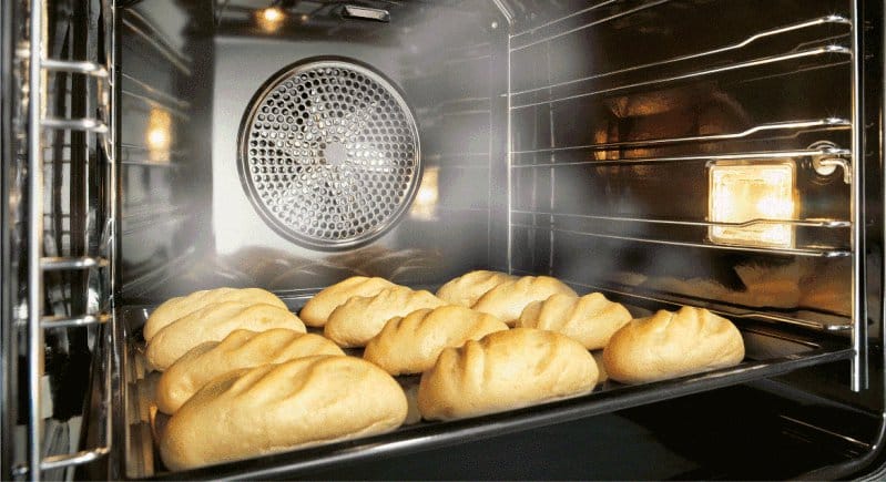 Convectiefunctie in de gasoven