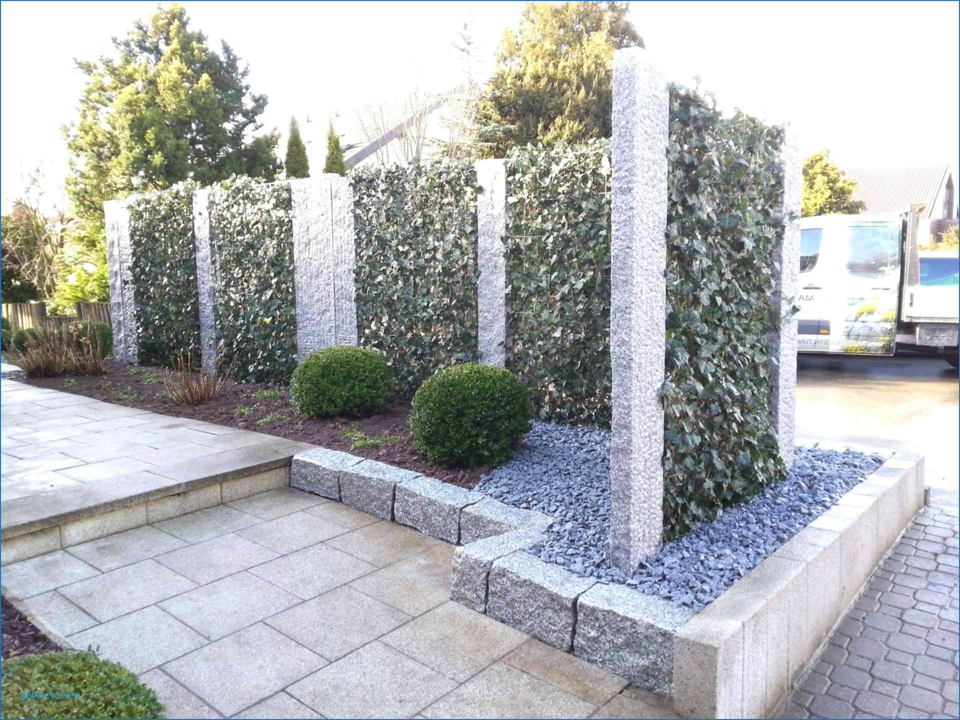 Les clôtures en gabion offrent une protection de la vie privée Clôture de gabion d'écran d'intimité de cour avant