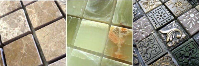 Stone mosaic - marble, onyx, with decor
