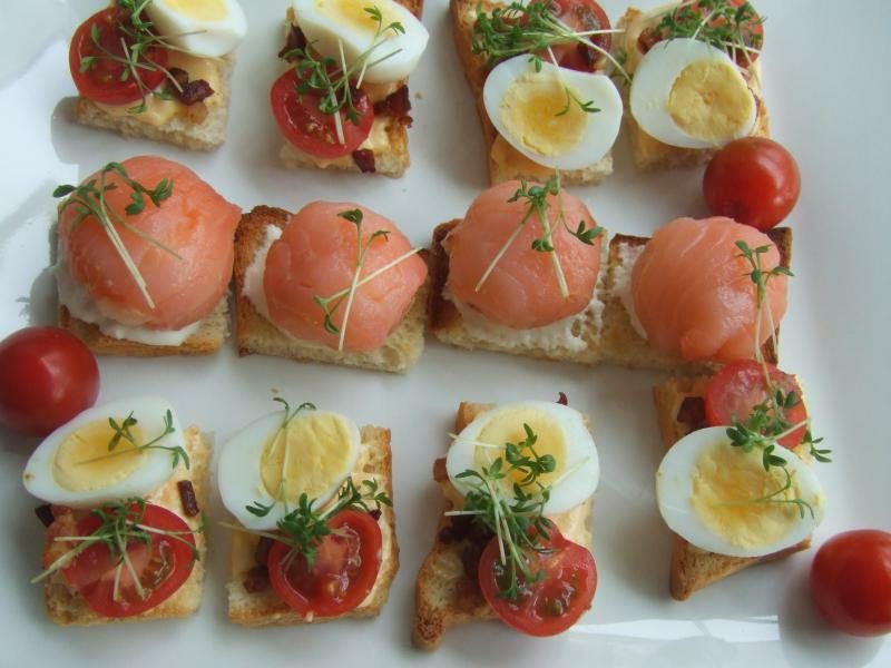 Fürjtojás főzőparti ujj étel lazac receptek