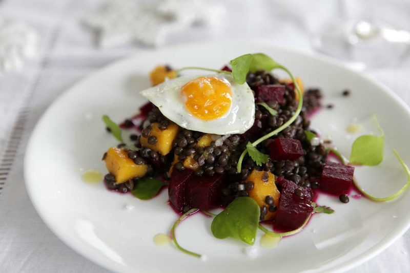 Fürj tojás szakács lencse saláta receptek