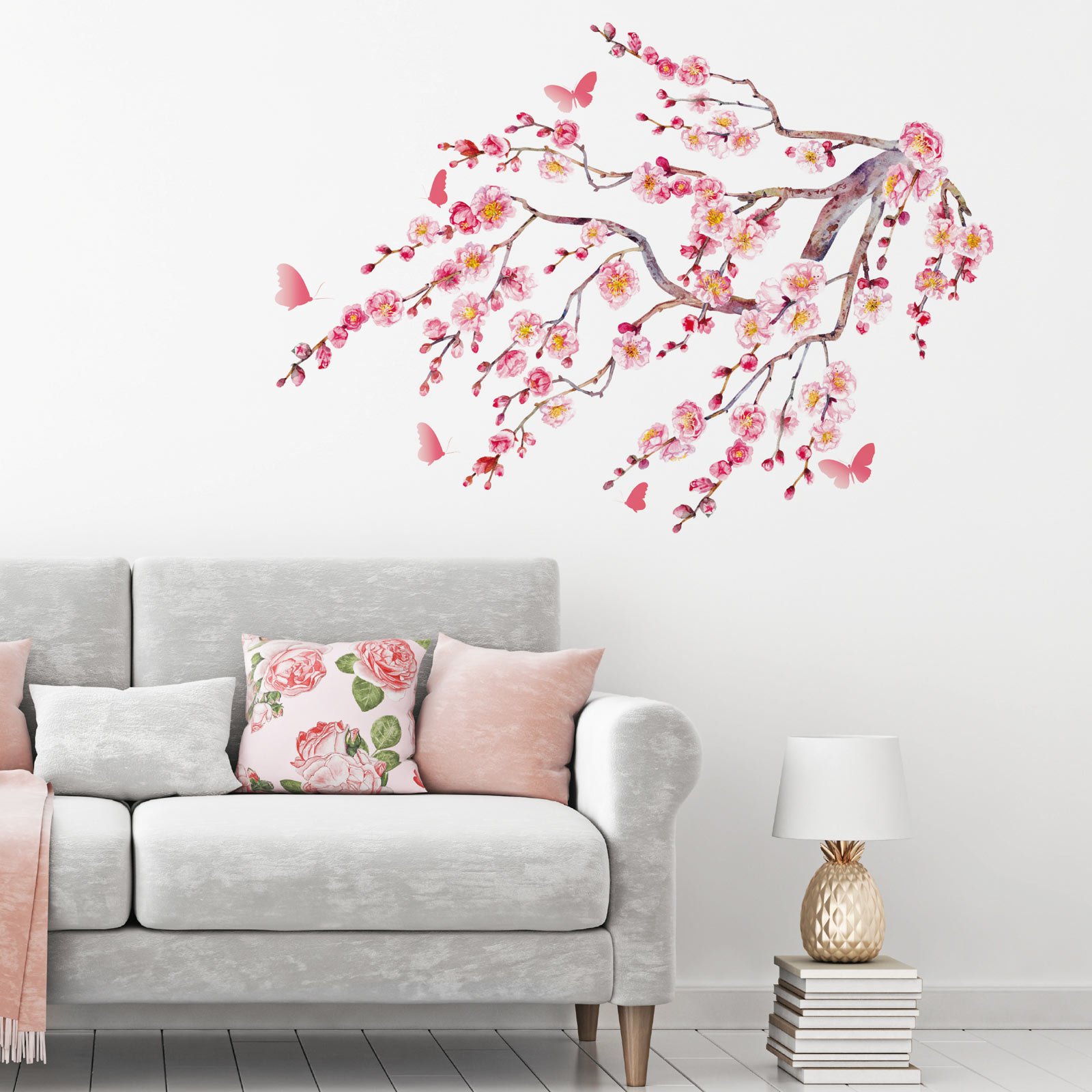 Zidne naljepnice kao naglasak u vašoj dnevnoj sobi