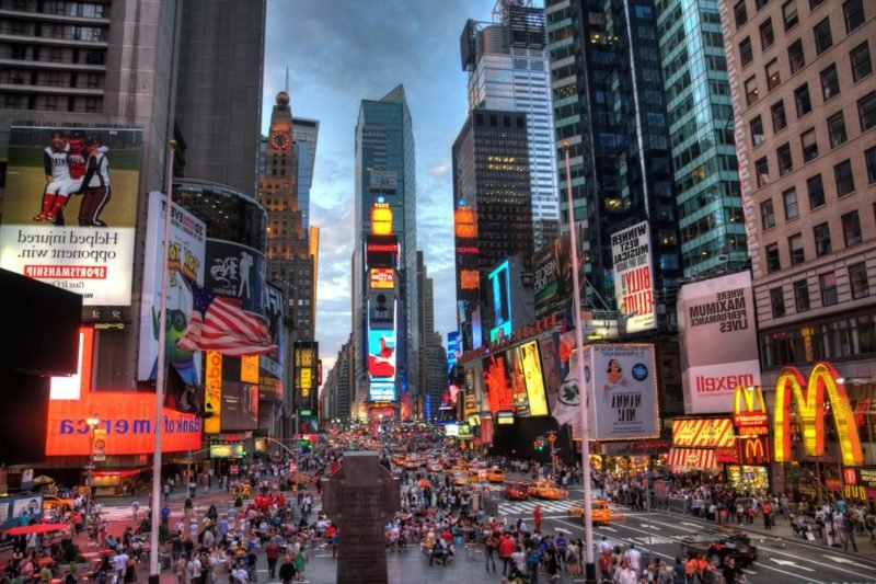 Natale a New York Times Square