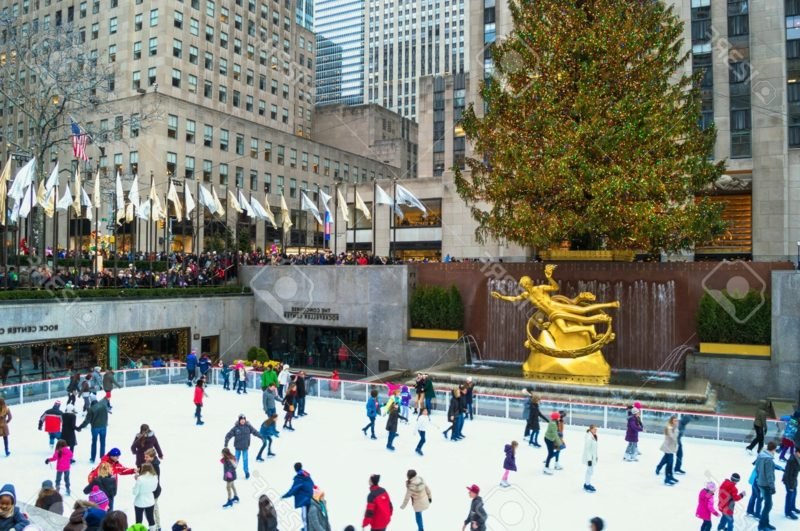 Natale al Rockefeller Center di New York