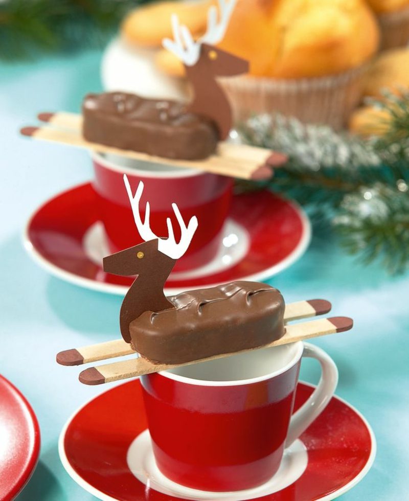 Karácsonyi desszert nagy csokoládé rúd