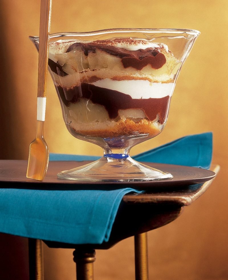 Karácsonyi desszert Flammeri Amarena cseresznyével