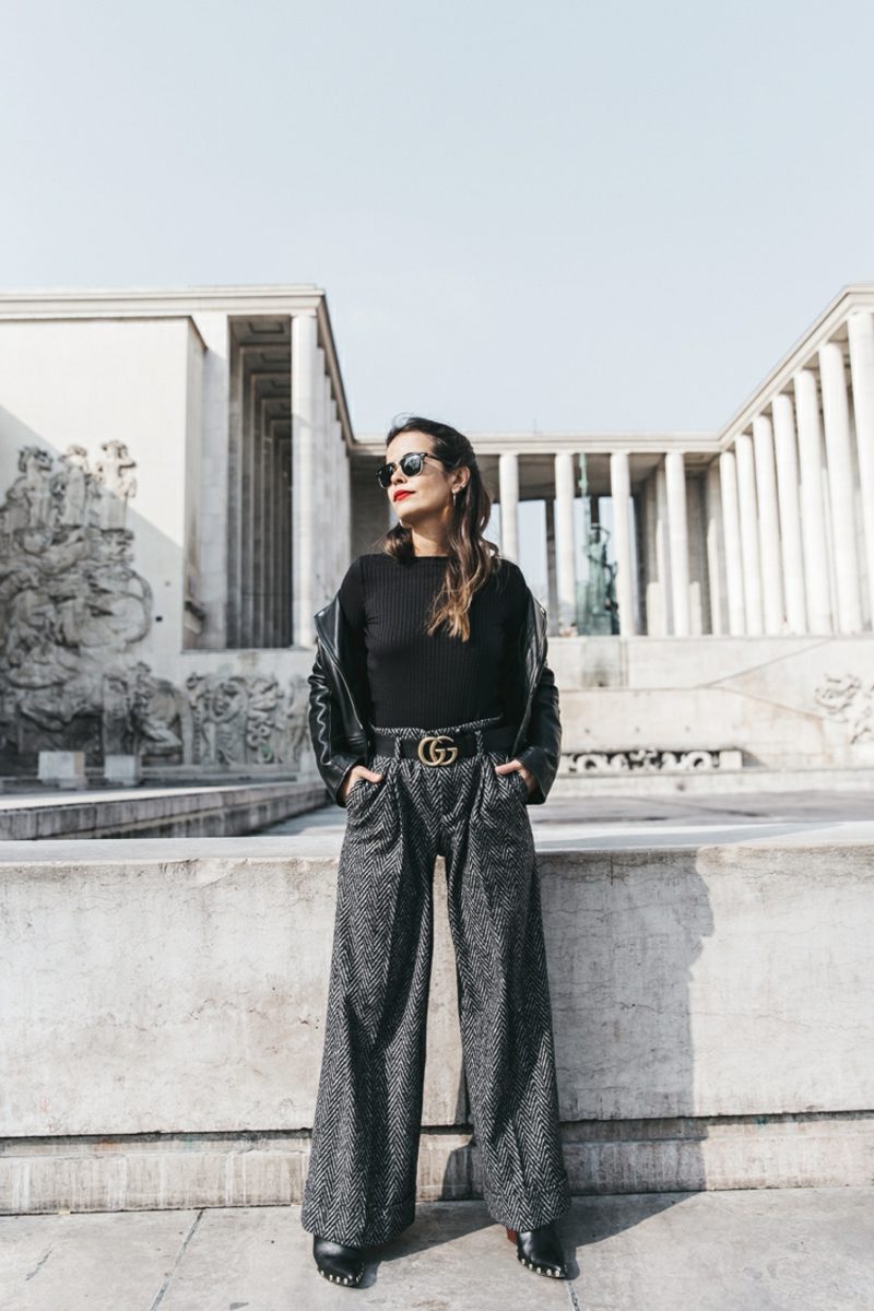 široke ženske hlače zimske