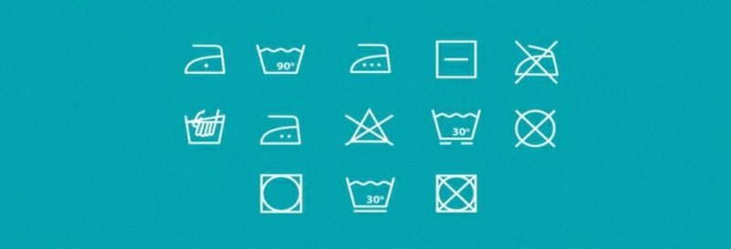 Quali sono i simboli del bucato più importanti? Pittogrammi del segno della lavatrice