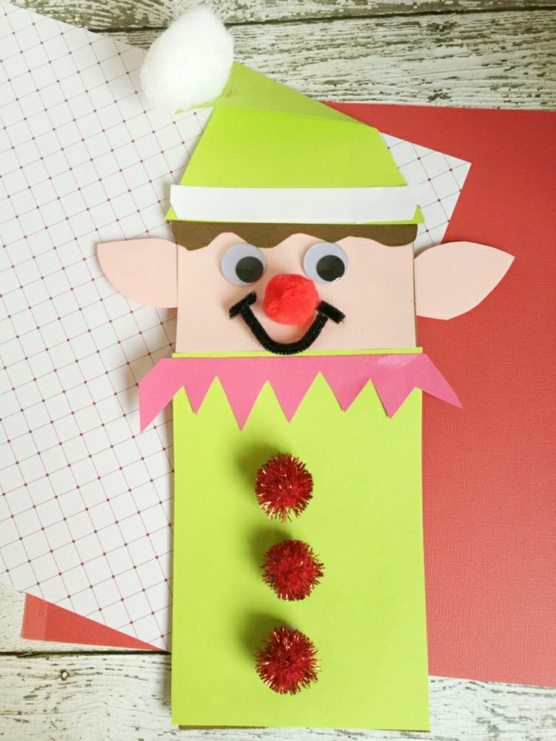 Ručni radovi s malom djecom Gnome papir smiješan Patuljci prave pompone od papira