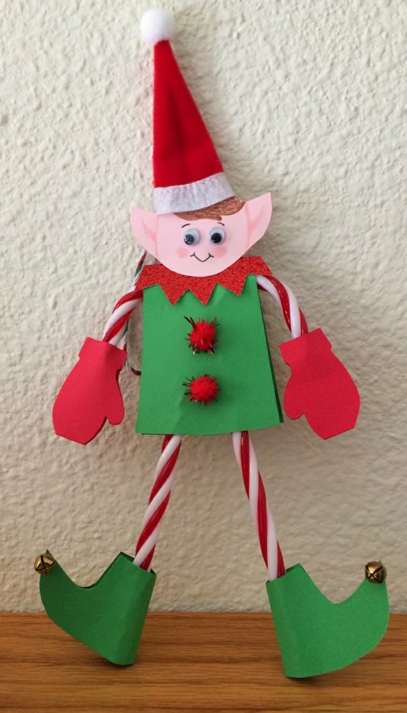 Patuljci izrađuju bombone od papira i filca Patuljci prave bombone od filca