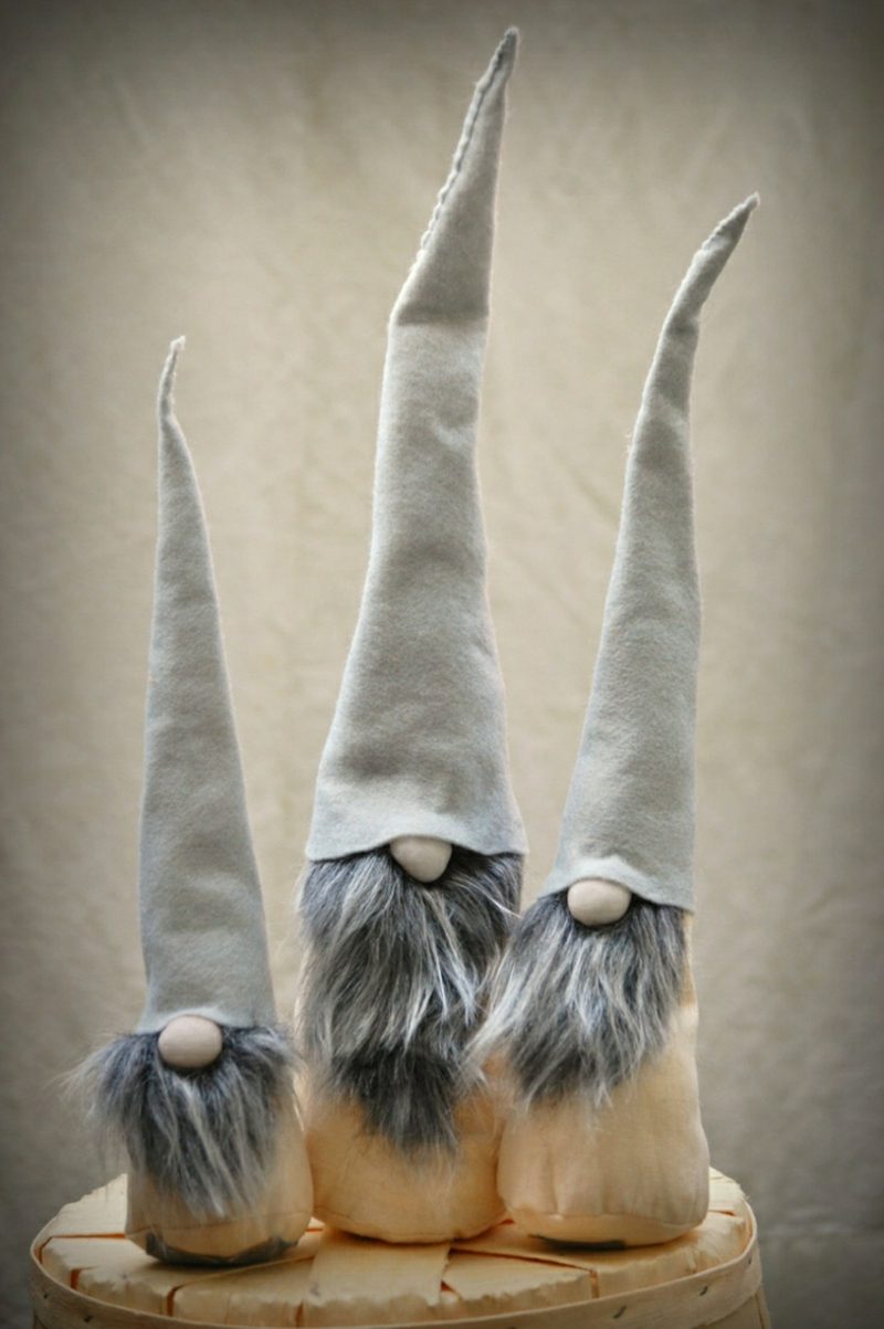 DIY Gnome pjenasti konus u skandinavskom stilu Patuljci čine prekrasan skandinavski izgled s bradom
