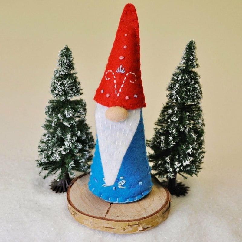 Patuljci čine sjajne ukrase od filca za vaš dom Wichtel tinker s djecom Hilz prekrasnog izgleda