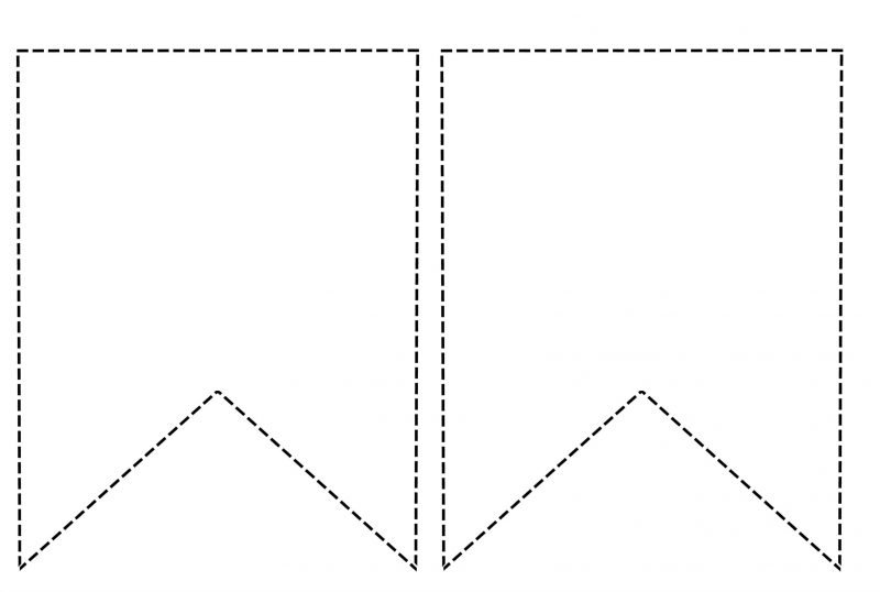 Napravite sami lanac zastavica - besplatni predlošci za ispis
