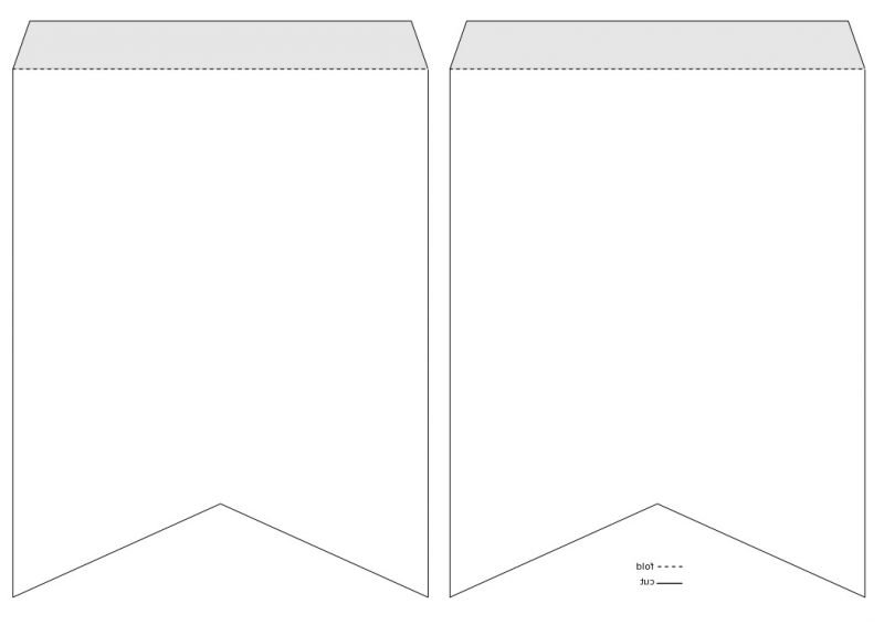 Napravite sami lanac zastavica - besplatni predlošci za ispis