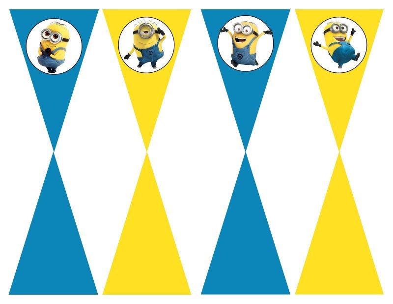 Napravite sami lanac zastavica - besplatni predlošci s milionima