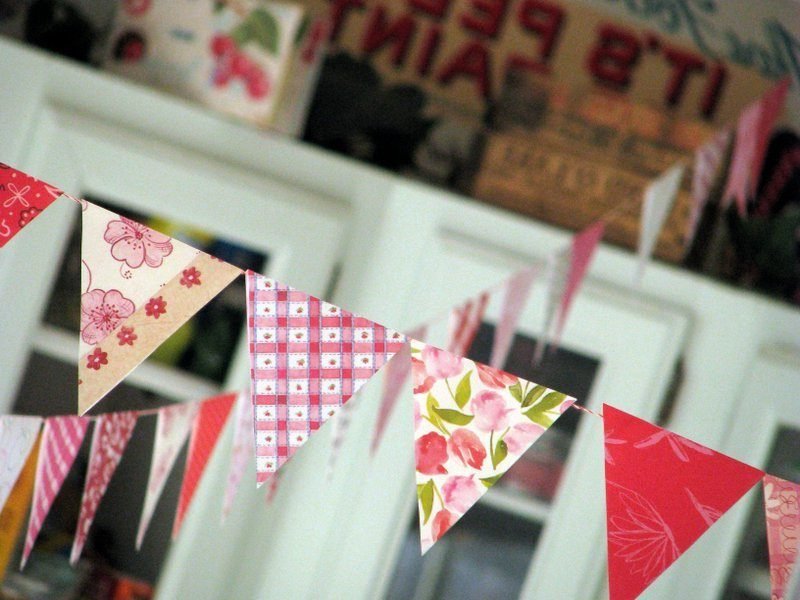 Napravite sami lanac zastavica - DIY ideje i upute