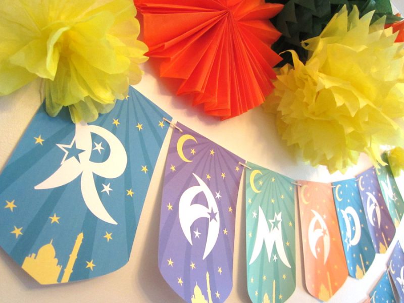 Napravite sami lanac zastavica - savršen ukras za savršenu zabavu