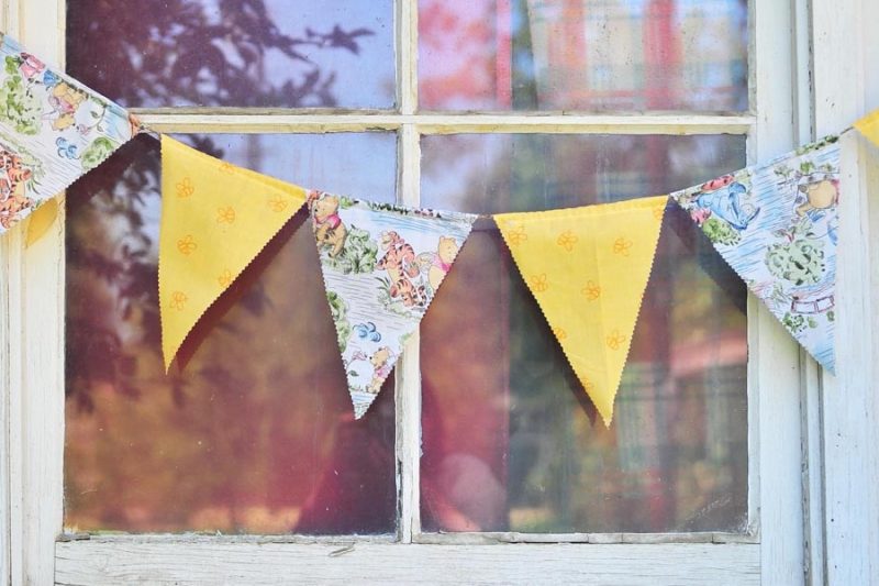 Napravite sami lanac zastavica: rukotvorine s djecom