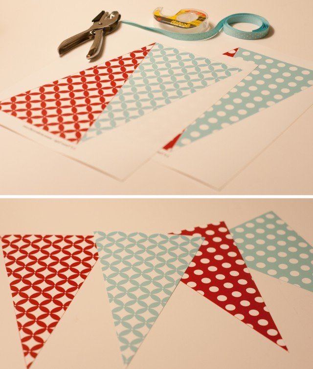 Napravite vlastite DIY upute za lanac zastavica