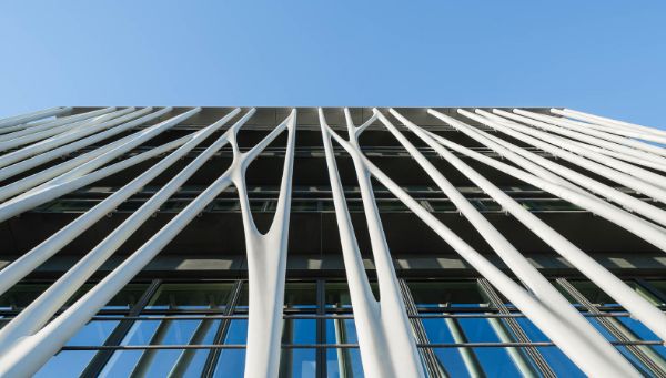 Lattice bella facciata Architettura contemporanea